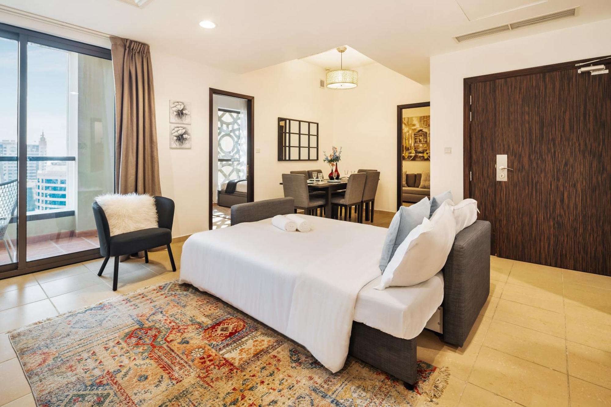 Brand New Spacious, Deluxe, 5br Maidroom On Jbr Walk Next To ,tram & Mall By La Buena Vida Homes Apartment *